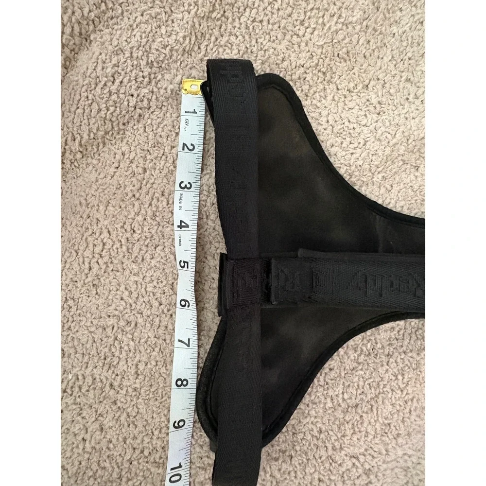 Reddy Black Tactical Dog Harness Adjustable Recycled Metal Buckles 3381232
